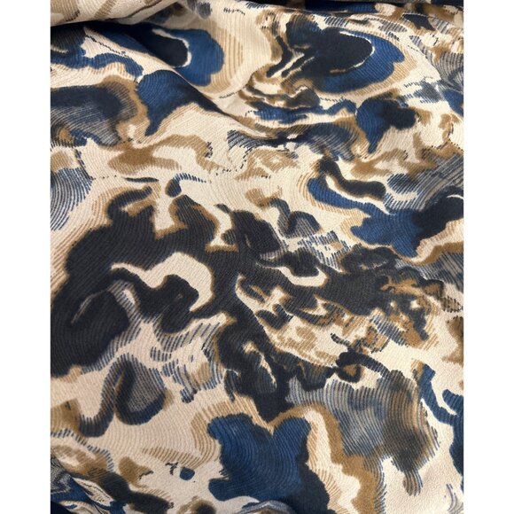 Vintage WinterSilks Fall Abstract Pattern Shawl L/XL Artsy Elevated Autumn Style - Picture 7 of 7